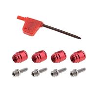 ECSiNG 4 Juegos de Kit de Ajuste de Aceite de Inserción de Conexión de Oliva para Bicicleta Avid Sram Disco Hidráulico StealthamaJig Manguera de Freno Stealth-A-MAJIG Instalación Rápida