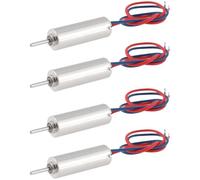 ECSiNG 4 Micromotores Sin Núcleo de CC de 3 V para Modelos de Aeronaves 40 000 RPM 4 x 12 Mm