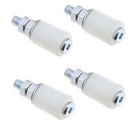 ECSiNG 4 Piezas de Rodillo de Nailon para Puerta Corredera Puerta Corrediza de Granero Guía de Suelo Accesorios de Puerta para Puertas Correderas Puertas Eléctricas Garaje 27x35 Mm