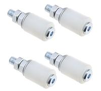 ECSiNG 4 Piezas de Rodillo de Nailon para Puerta Corredera Puerta Corrediza de Granero Guía de Suelo Accesorios de Puerta para Puertas Correderas Puertas Eléctricas Garaje 30x40 Mm