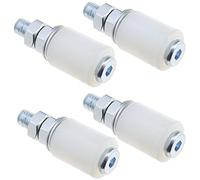 ECSiNG 4 Piezas de Rodillo de Nailon para Puerta Corredera Puerta Corrediza de Granero Guía de Suelo Accesorios de Puerta para Puertas Correderas Puertas Eléctricas Garaje 40x60 Mm