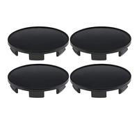 ECSiNG 4 tapacubos de Centro de Rueda de Repuesto Compatible con BMW Cubierta de Centro de Rueda de conversión de Coche tapacubos de Coche Accesorios de Coche Negro OD 68 mm ID 62 mm