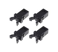 ECSiNG 4 unidades tapa táctil superior cubo de basura con cerradura de plástico reemplazo reparación reemplazo negro compatible con Brabantia de 3 a 50 litros tapa táctil cubo de basura coche soporte