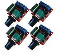 ECSiNG 4 unids mini DC motor PWM controlador de velocidad DC 5V-35V 5A velocidad ajustable módulo de interruptor PWM DC controlador de interruptor de velocidad del motor LED regulador de voltios