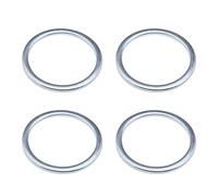 ECSiNG 4 x 2 mm Junta de arandela Compatible con Bafang BBS01 BBS02 BBSHD Motor de manivela de Entrenamiento Medio para Ajustar la Longitud del Soporte Interior de Color Plateado