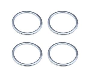 ECSiNG 4 x 2 mm Junta de arandela compatible con Bafang BBS01 BBS02 BBSHD Motor de manivela de entrenamiento medio para ajustar la longitud del soporte interior de color plateado