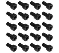 ECSiNG 48pcs Tornillos para Pedales de Bicicleta M4 X 8 Mm con Rosca Hexagonal Interior Pasador de Pedal 40Cr Compatible con Horizon Pro Sam Hill Flat CL Negro