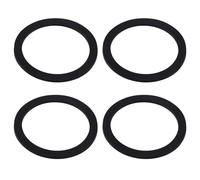 ECSiNG 4PCS 90mm Plato de Ducha Base Trampa Residuos Sello de Desecho de Goma de Repuesto 105mm X 85mm X 4mm Arandela de Goma de Repuesto para Baño Plato de Ducha Residuos Anillo O