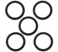 ECSiNG 5 arandelas de manguera de goma de 75 x 59 x 4 mm, juntas de conector de goma compatibles con boquilla de bidón compatible con bidones de gas de metal Blitz de 5 galones militares, 20 L