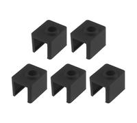 ECSiNG 5 calcetines de silicona compatibles con Elegoo Neptune 4 y 4 Pro, extrusora de impresora 3D, accesorios Hotend, 18,9 x 22,9 x 17,9 mm, color negro