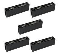 ECSiNG 5 Piezas Conector de Borde de Tarjeta IDC de 34 Pines Paso de 2,54 Mm Conector IDC Hembra Conector de Cabezal IDC de 2 X 17 Pines para Cables Planos de Cinta con Espaciado de 1,27 Mm