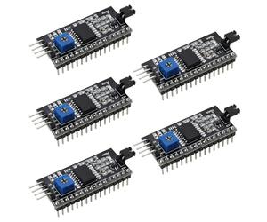 ECSiNG 5 Uds IIC I2C Adaptador de Serie Puerto de Módulo de Placa de Interfaz para Pantalla LCD1602 5V 2mA 2004 Módulo de Pantalla LCD Adaptador Reflectante