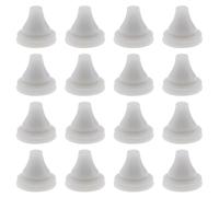 ECSiNG 50 boquillas de ducha, piezas de repuesto para cabezal de ducha, boquilla de silicona adecuada para orificio de ducha de 4 mm de diámetro (gris)