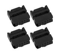 ECSiNG 50pcs Conectores de Enchufe de Montaje de Cable IDC de 10 Pines con Paso de 2,54 Mm Conector Hembra IDC para Cables de Conector Proyectos Electrónicos Placas de Circuitos Integrados