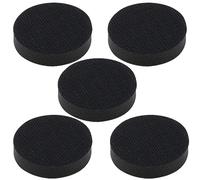 ECSiNG 5Pcs Almohadilla Amortiguadora de Esponja Suave 50mm Sin Agujeros Gancho Bucle Esponja Flocada de Lijado Almohadilla de Interfaz de Espuma Suave Palos de Lijado Cojín de Almohadilla de Respaldo