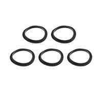 ECSiNG 5Pcs Juntas Tóricas de Repuesto para Tapones de Fregadero de Metal Y Tapón de Lavabo Emergente Diámetro Interior 31,5mm Diámetro Exterior 38 Mm Gel de Sílice Negro
