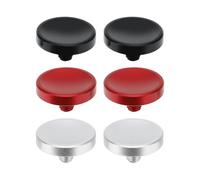 ECSiNG 6 botones de liberación cóncava de cámara compatibles con Fujifilm compatible con Leica compatible con Canon compatible con Nikon (9,7 x 5,4 mm)