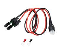 ECSiNG 6 Pines Enchufe de Alimentación de Cable de Alimentación CC de 30 A Cable de Alimentación para Radio de Automóvil de 1 M / 3,3 Pies Compatible con Kenwood TS-50s TS-60s