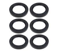 ECSiNG 6 sellos de aceite de eje NBR de 55 x 80 x 10 mm con elemento giratorio de labio antipolvo