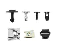 ECSiNG 60 Hebillas de carenado de Repuesto para Coche 4A0805121A 8D0805960 N9097470 compatibles con Audi A4 A6 A8 TT Clips de fijación Accesorios de Coche