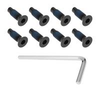 ECSiNG 8 Tornillos Delanteros para Patinete de 5 X 16 Mm Compatible con NIU KQi 2 Kqi3 Y Compatible con Xiaomi M365 Pro2 1S Mi3