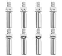 ECSiNG 8 Uds. Cigüeñal Pasadores de repuesto de metal para bicicleta Cigüeñal, pieza de repuesto para bicicletas de carretera, bicicletas de montaña, bicicletas plegables