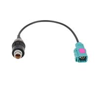 ECSiNG Adaptador de Antena Compatible con FAKRA Hembra a Compatible con HC97 y Compatible con RAKU2 Macho 15 cm para Radios de Coche