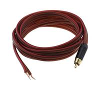 ECSiNG Adaptador de Cable RCA A Altavoz Cable Desnudo de Altavoz A Conector Adaptador de Enchufe RCA Cable RCA Reparación Cable de Altavoz para Reproductor de DVD Altavoz Audio Vídeo 16 AWG 2 M