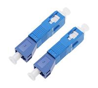 ECSiNG Adaptador de fibra óptica monomodo 9/125 SM SC macho a LC hembra convertidor de fibra óptica híbrida para red Ethernet y equipos de comunicación óptica