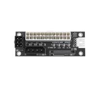 ECSiNG Adaptador de Fuente de Alimentación Múltiple 4 en 1 de 24 Pines Compatible con Fuentes de Alimentación Molex de 4 Pines/SATA/ATX de 6 Pines/4