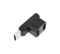 ECSiNG Adaptador Divisor USB 3.1 Tipo C 1 Macho A 2 Hembras 100 W PD Carga Rápida Y Extensión de Datos Compatible con Steam Deck Portátil Y Tableta