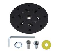 ECSiNG Almohadilla de Disco de Lijado de 6 Pulgadas Y 17 Orificios Almohadilla de Repuesto para Lijadora de Gancho Y Bucle Compatible con Makita BO6030 Y BO6040 Festool RO1 ES150 ET2