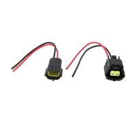 ECSiNG Arnés de Conector de Sensor de Temperatura del Refrigerante del Motor de 1 Par de 2 Pines Compatible con Toyota