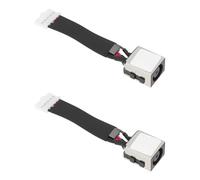 ECSiNG Cable de Alimentación de CC de 2 Piezas Compatible con DELL Latitude 5410 5411 E5400 E5401 Y E5402 Puerto de Repuesto para Portátil