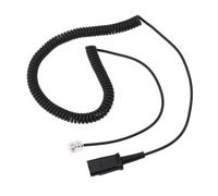 ECSiNG Cable de Conexión para Auriculares de Teléfono Compatible con Poly U10 26716-01 Cable de Desconexión Rápida Compatible con Cisco 7941 7942 7961 7971