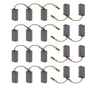 ECSiNG Cepillos de Carbono para Amoladora Angular de 20 Piezas 15x8x5mm/0,59x0,31x0,20 Pulgadas Compatible con Bosch Repuesto de Herramienta Eléctrica de Reparación