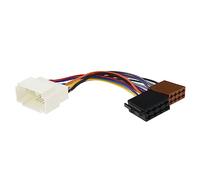 ECSiNG Conector adaptador estándar ISO de 16 pines, reproductor de CD, radio estéreo, arnés de cableado compatible con Alto Grand Vitara Jimny Kizashi Liana S-Cross Swift SX4