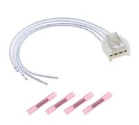 ECSiNG Conector de arnés de cable para luz trasera de coche, 4 pines, enchufe de cableado para telar de luz trasera, 20 cm, 12495980 46556347, compatible con Fiat Punto Alfa Romeo 147