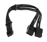 ECSiNG Conector de Cable de Extensión PCIe de 12 Pines A Doble 8 Pines 18AWG 30 Cm Compatible con RTX 30 Tarjeta Gráfica PCIe Serie 3060/3070/3080 Negro