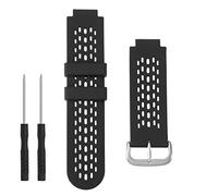 ECSiNG Correa de Reloj de Silicona Compatible con Garmin Approach S2/S4 Rastreadores de Actividad Correa de Reloj de Liberación Rápida Pulsera de Repuesto Pulsera Negra