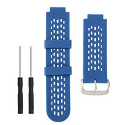 ECSiNG Correa de reloj de silicona compatible con Garmin Approach S2/S4 rastreadores de actividad de liberación rápida, pulsera de repuesto azul oscuro