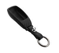ECSiNG Cubierta Protectora de Silicona para Llave de Control Remoto de Coche con Patrón de Fibra de Carbono Compatible con Mercedes Benz AES Accesorios para Llaves de Coche