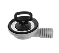 ECSiNG Desagüe de Acero Inoxidable Tubo de Desagüe de 90° Filtro de Fregadero Escurridor con Tapa de Sellado Diámetro de 56 Mm Apertura del Tubo de Salida Aplicable 50 Mm para Caravana