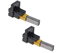 ECSiNG Juego de 2 escobillas de carbón para máquinas con soportes de repuesto compatible con DC05 DC07 DC08 aspiradoras motor cepillo de carbón, 7 x 11 x 32 mm