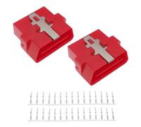 ECSiNG Juego de 2 Herramientas de Diagnóstico para Coche OBD2 Conector Extensor de Diagnóstico de Vehículo OBD2 de 16 Pines Macho Adaptador de Conector de Extensión de Diagnóstico