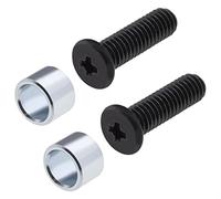 ECSiNG Juego de 2 Tornillos de Disco Duro SSD de Estado sólido con Anillo Estrecho de Repuesto Compatible con PS5 SSD Tornillo y Anillo de Repuesto Accesorios de reparación