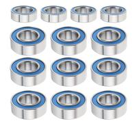 ECSiNG Juego de 20 rodamientos de bolas sellados de goma para coche RC de 6 x 12 x 4 mm, 5 x 8 x 2,5 mm, compatible con Super Clod Buster Bullhead para caja de cambios, contador y rueda de engranajes