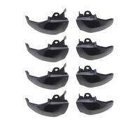 ECSiNG Juego de 4 pares de botones de control de consola de juegos LB RB, color negro, repuesto compatible con mandos inalámbricos Xbox One, modelo estándar 1537