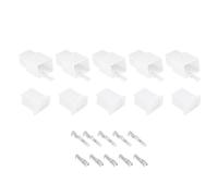 ECSiNG Juego de 5 Kit Conector 6 Pines 2 8 mm para Automoción Compatible con Toyota Compatible con Honda