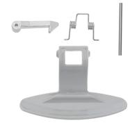 ECSiNG Juego de accesorios para lavadora, gancho de puerta con perno y resorte, compatible con LG Drum Washer Door Handle Buckle Kit
